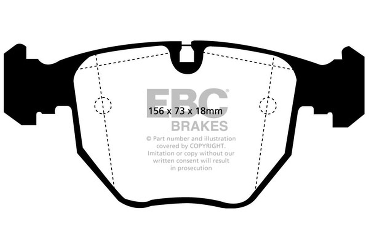 EBC DP51036NDX Bluestuff fékbetét szett két tárcsához