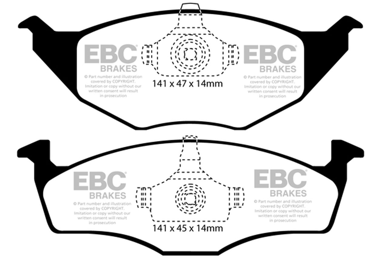 EBC DP1433 Ultimax2 fékbetét szett két tárcsához