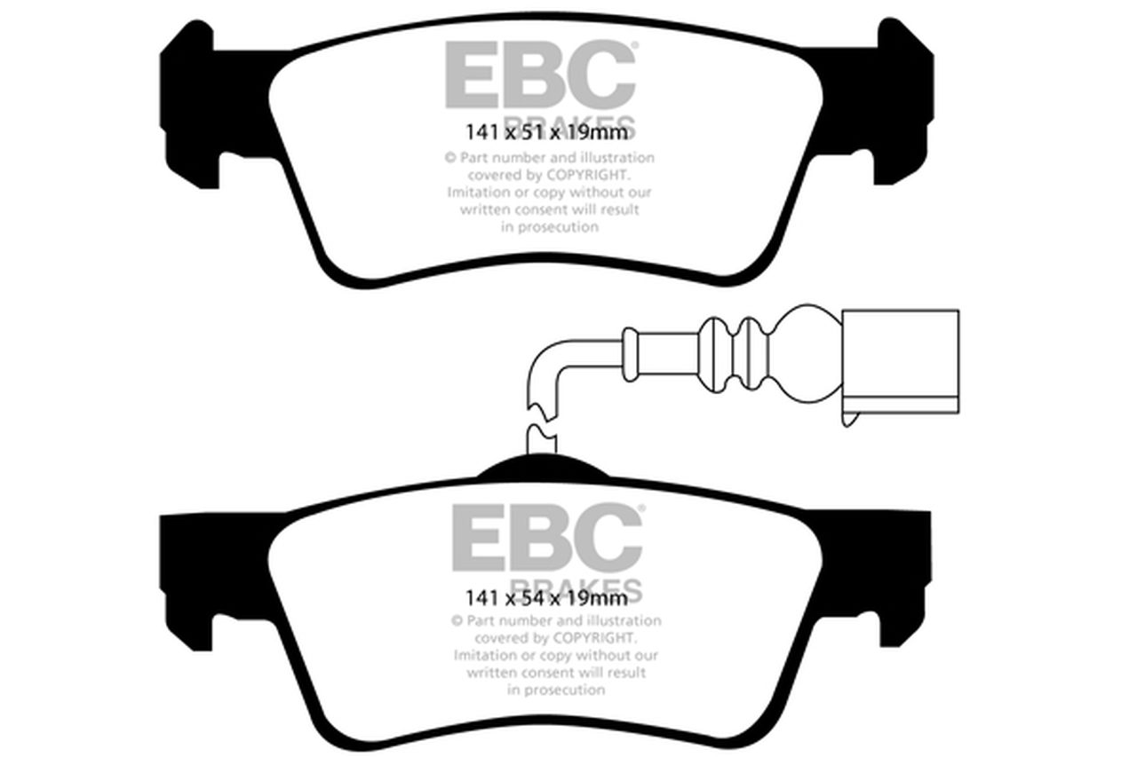EBC DP1907 Ultimax2 fékbetét szett két tárcsához