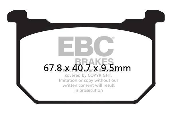 EBC FA068V V-Pad Semi-Sinter részben szinter fékbetét garnitúra