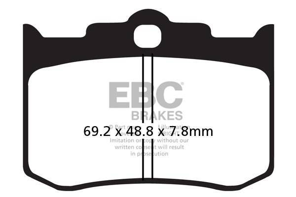 EBC FA216/3V V-Pad Semi-Sinter részben szinter fékbetét garnitúra