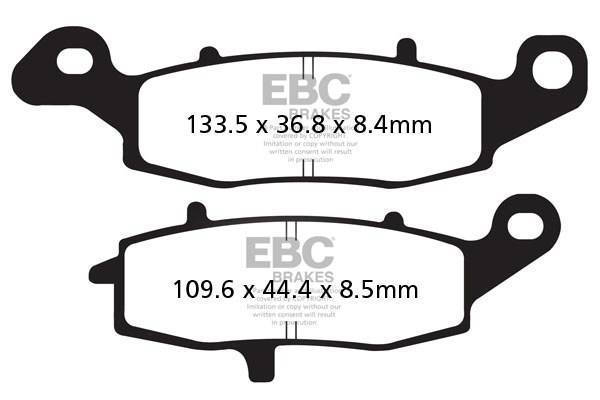 EBC FA231V V-Pad Semi-Sinter részben szinter fékbetét garnitúra