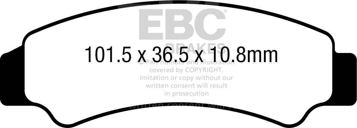 EBC FA726TT Carbon-Graphite fékbetét garnitúra