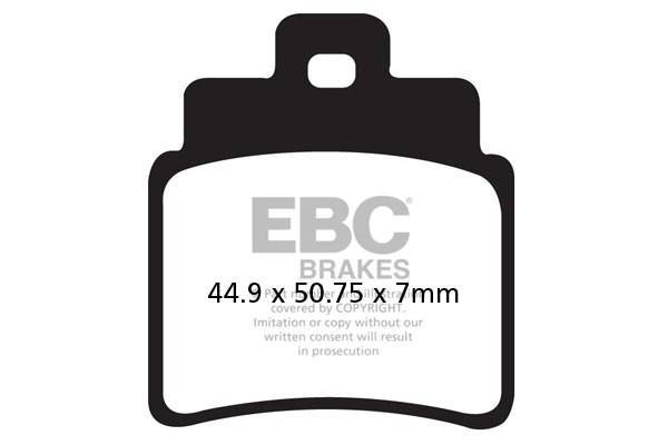 EBC SFAC355/4 Scooter Carbon robogó fékbetét garnitúra (4db fékbetétből álló készlet)